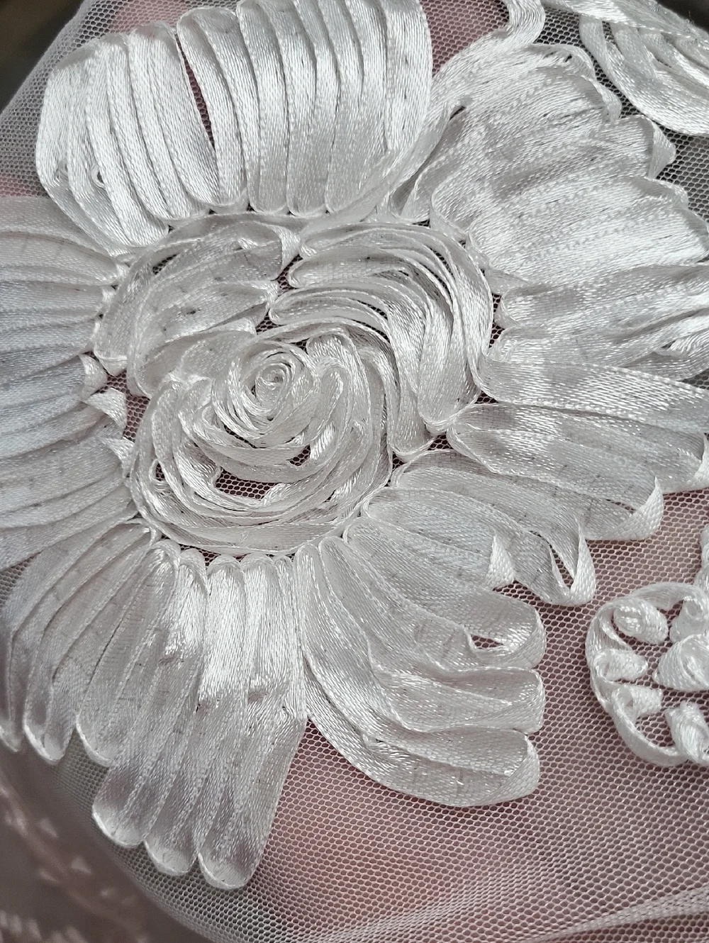 Cezanne White Embroided Scarf Evening Wrap